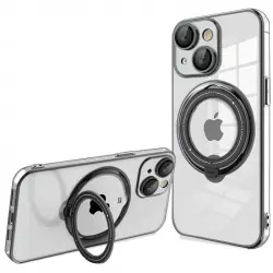 Cool Funda Ring Magnética Negro para iPhone 15
