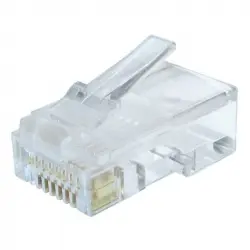 Gembird LC-8P8C-002/100 Conector RJ45 8PC8 LAN CAT6 Transparente 100 Piezas