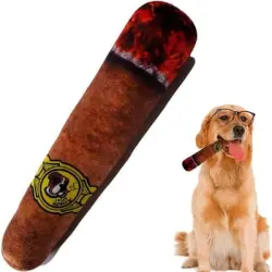 HausPets  para perros con forma de cigarrillo que emite un chirrido - 1 artículo