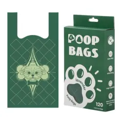 IntiMeg Bolsas para excrementos de mascotas - 120 unidades