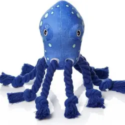 IntiMeg  de peluche para perros con forma de pulpo - Una pieza