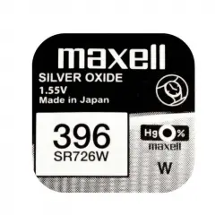 Maxell SR726W Pila de Botón 396