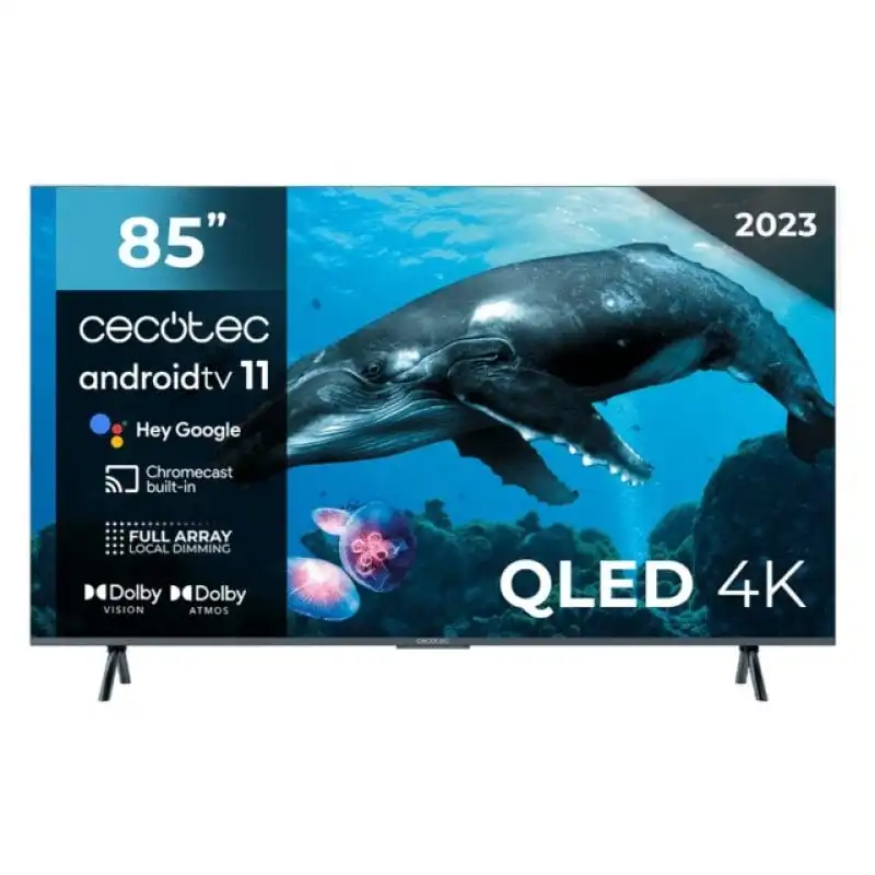 Cecotec V3+ Series VQU30085+ 85" QLED UltraHD 4K HDR10 Smart TV
