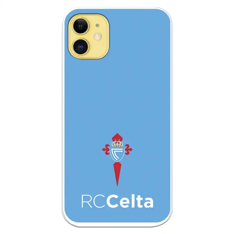 Funda Licencia Oficial RC Celta Escudo Fondo Azul para iPhone 11