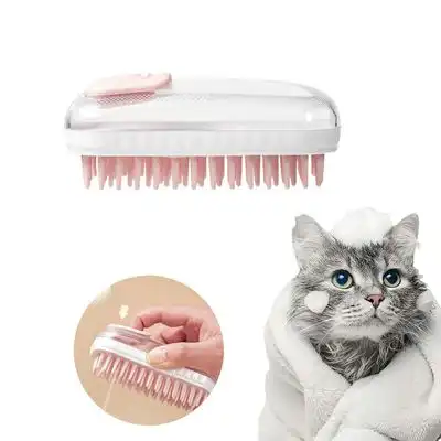 FurryFusion Cepillo de ducha para perros y gatos - Rosa - Furry Fusion - Comparador de precios