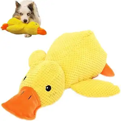 HausPets Pato de peluche amarillo con sonido para perros - Antiestrés - Artículo 1 - HausPets - Comparador de precios