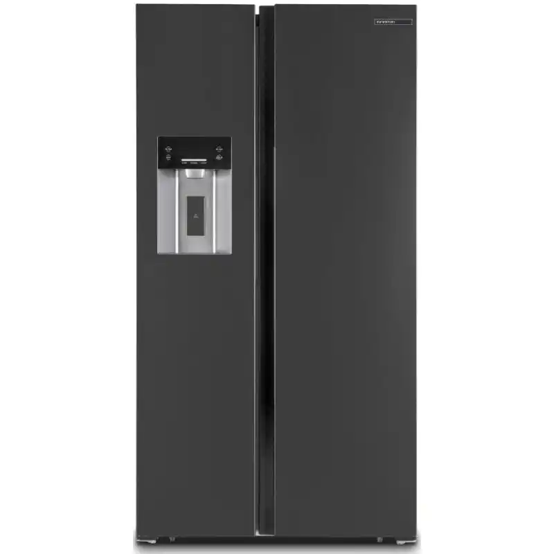 Infiniton SBS-A182IH Frigorífico Americano Side By Side No Frost F Acero Inoxidable Negro