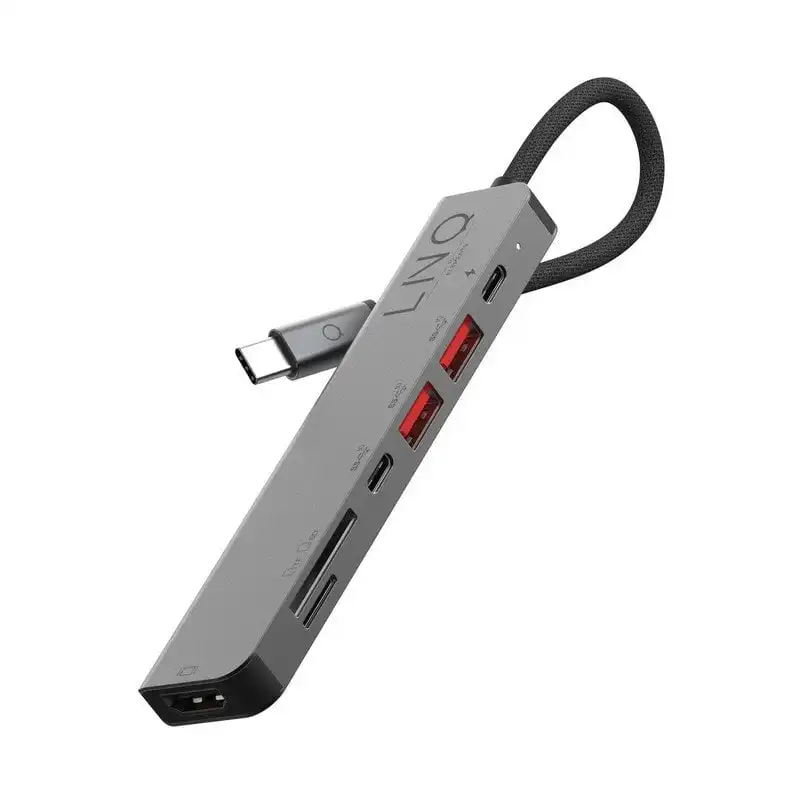 Linq 7 en 1 PRO USB-C Hub Multipuerto