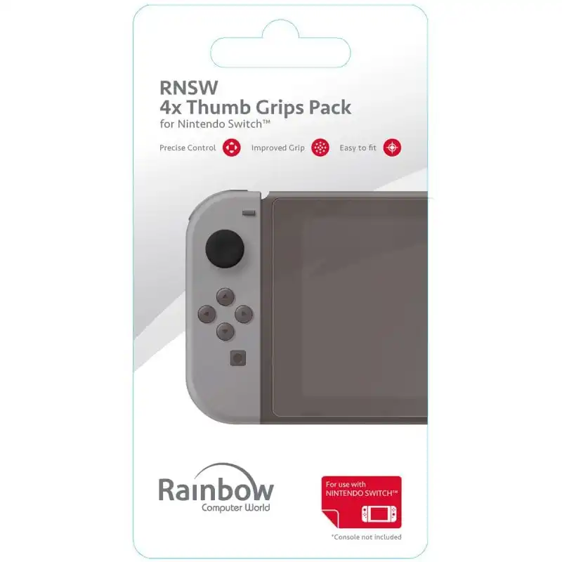 Rainbow Pack 4x Thumb Grips para Nintendo Switch