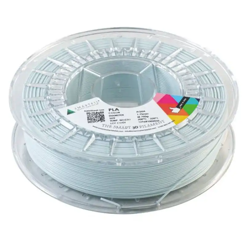 Smartfil PLA Pastel Filamento 3D Tono de Color Pastel Mate 1.75 Mm 750g Aqua