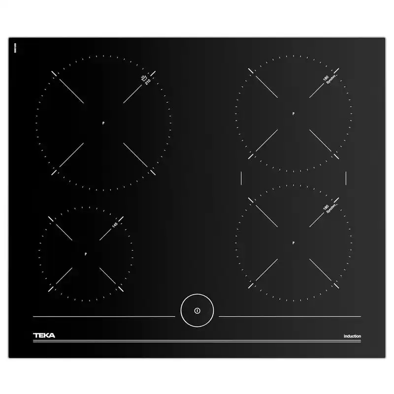 Teka iKnob IT 6450 Placa de Inducción 5 Zonas Cristal Negro
