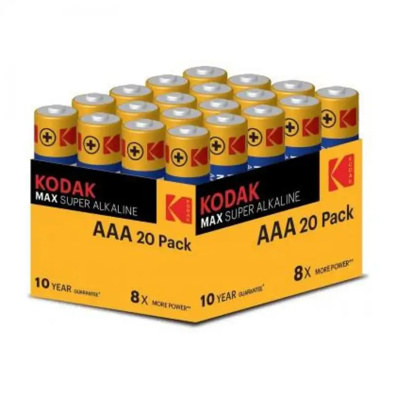 Kodak Max Pack 20 Pilas Alcalinas AAA LR03
