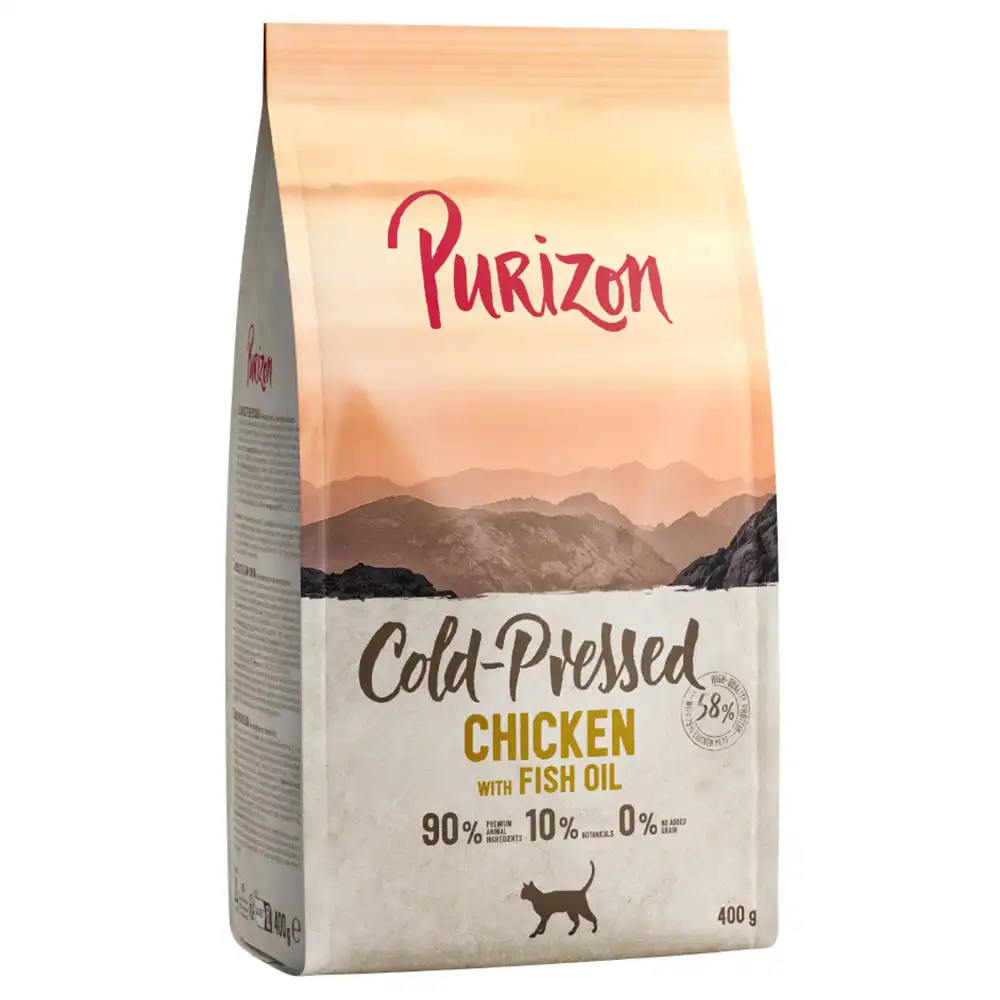 Purizon Coldpressed con pollo y aceite de pescado, prensado en frío - 400 g