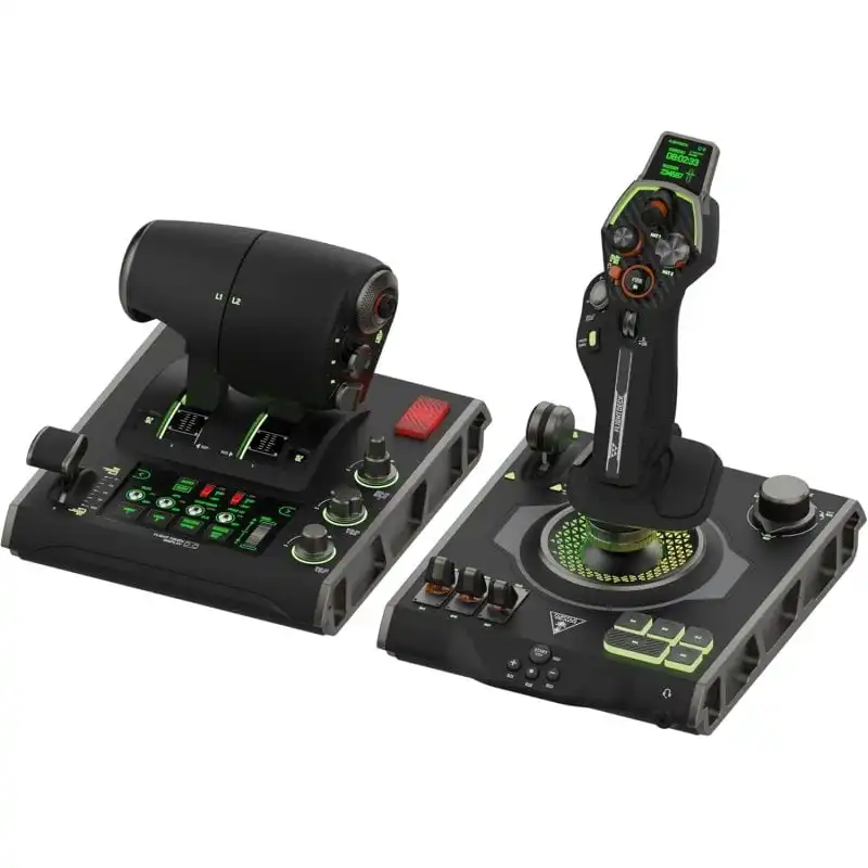 Turtle Beach VelocityOne Flightdeck Joystick y Acelerador de Sistema HOTAS