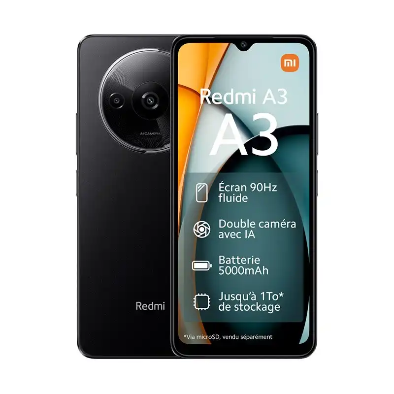 Xiaomi Redmi A3 4/128GB Negro Libre
