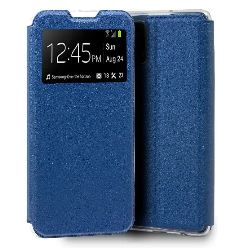 Cool Funda Flip Cover Liso Azul para Samsung Galaxy A51