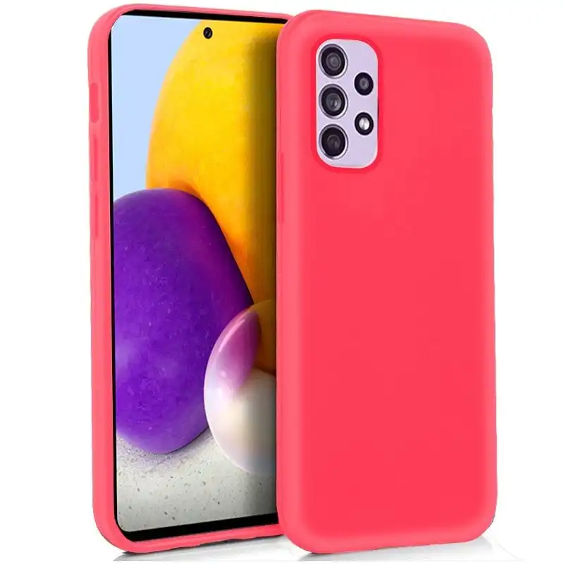 Cool Funda Silicona Rosa para Samsung Galaxy A72