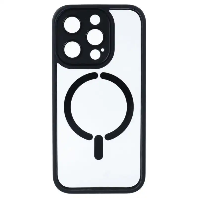 Funda Bumper Compatible Con Magsafe Con Cubre Cámara Para Iphone 15 Pro