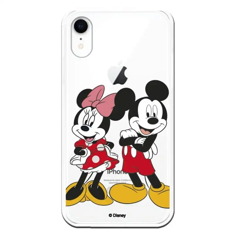 Funda Oficial de Disney Mickey y Minnie Posando Clásicos Disney para iPhone XR