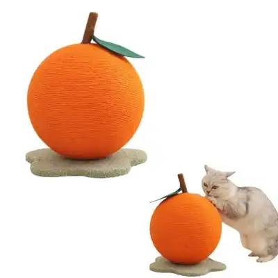 FurryFusion Pelota rascadora naranja para gatos - Artículo 1 - Furry Fusion - Comparador de precios