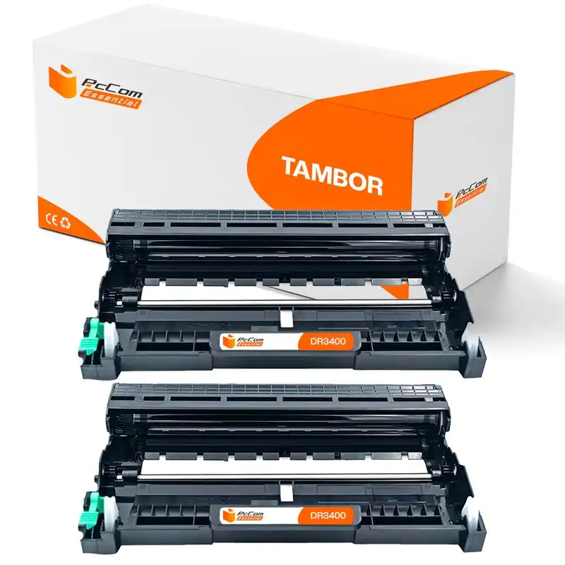 Pccom Essential Brother DR3400 Tambor Compatible Negro Pack 2
