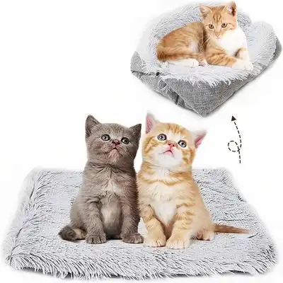 UAMLY Alfombrilla lavable para gatos y almohada suave 2 en 1 - Gris: 60 x 50 cm - Uamly - Comparador de precios