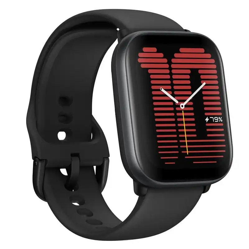 Amazfit Active AMOLED Reloj Smartwach con Correa de Silicona Midnight Black