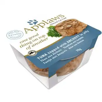 Applaws Cat Tasty Capas Atún Y Anchoas - Tarrina De 70 G.