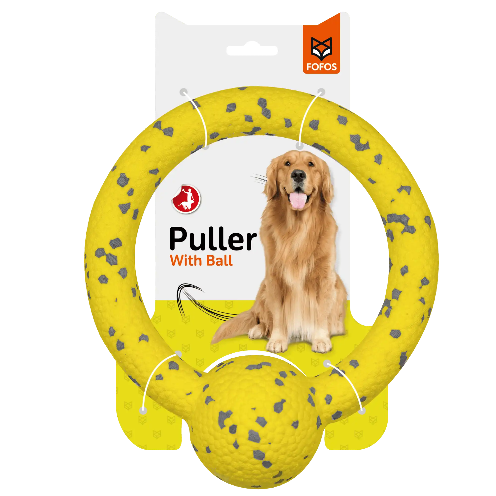 Fofos  tira y afloja con pelota para perros - 28 cm x 18 cm x 7 cm - Fofos - Comparador de precios