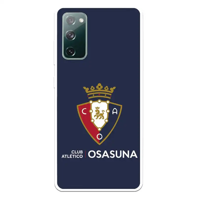 Funda Licencia Oficial CA Osasuna Escudo Fondo Azul para Samsung Galaxy S20 FE