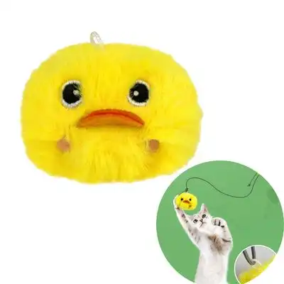FurryFusion Pelota de peluche con sonido para gatos - AMARILLO - Furry Fusion - Comparador de precios