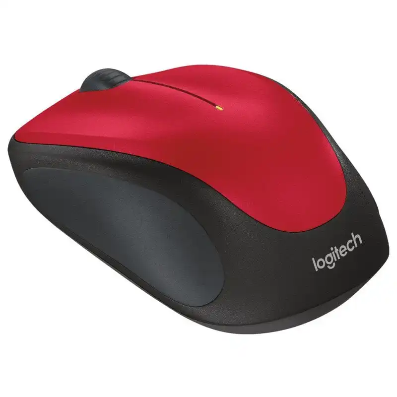 Logitech M235 Ratón Inalámbrico 1000DPI Rojo
