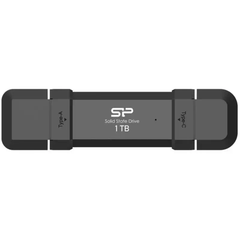 Silicon Power DS72 Memoria SSD Externa 1TB USB A+C 3.2 Gen 2 Negro