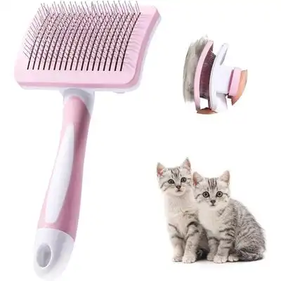 ZooVenture Cepillo quitapelos 2 en 1 para perros y gatos - Tamaño pequeño, rosa sakura - Zooventure - Comparador de precios