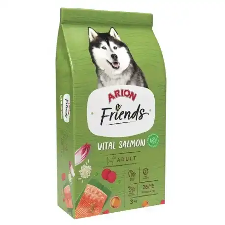 Arion Friends Vital Salmon Pienso para Perros con Salmón, 3 Kg - Arion - Comparador de precios