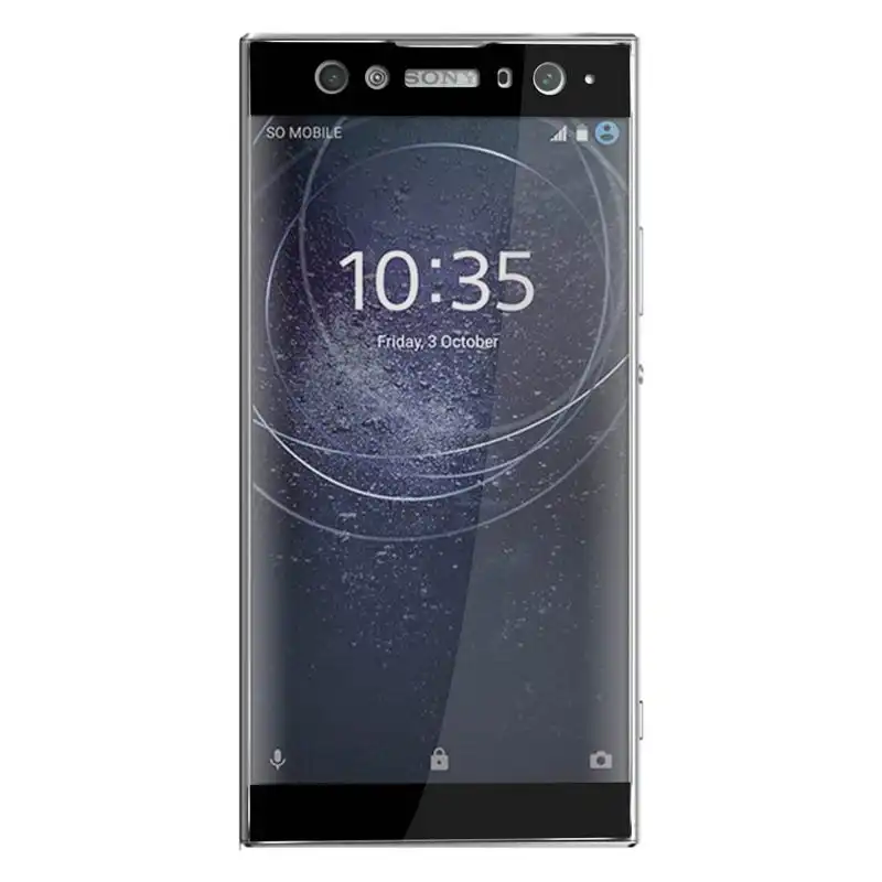 Avizar Protector Cristal Templado Negro para Sony Xperia XA2 Ultra