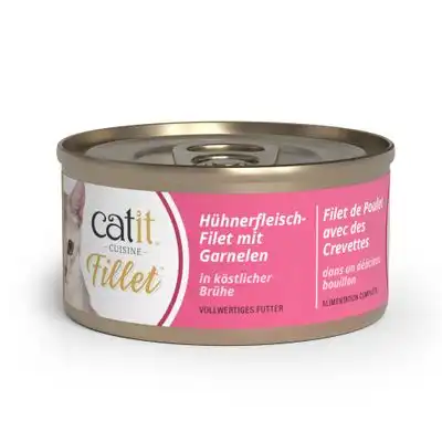 Catit Cuisine Fillet de pollo - Filete de pollo con gambas (75 g) - Catit - Comparador de precios