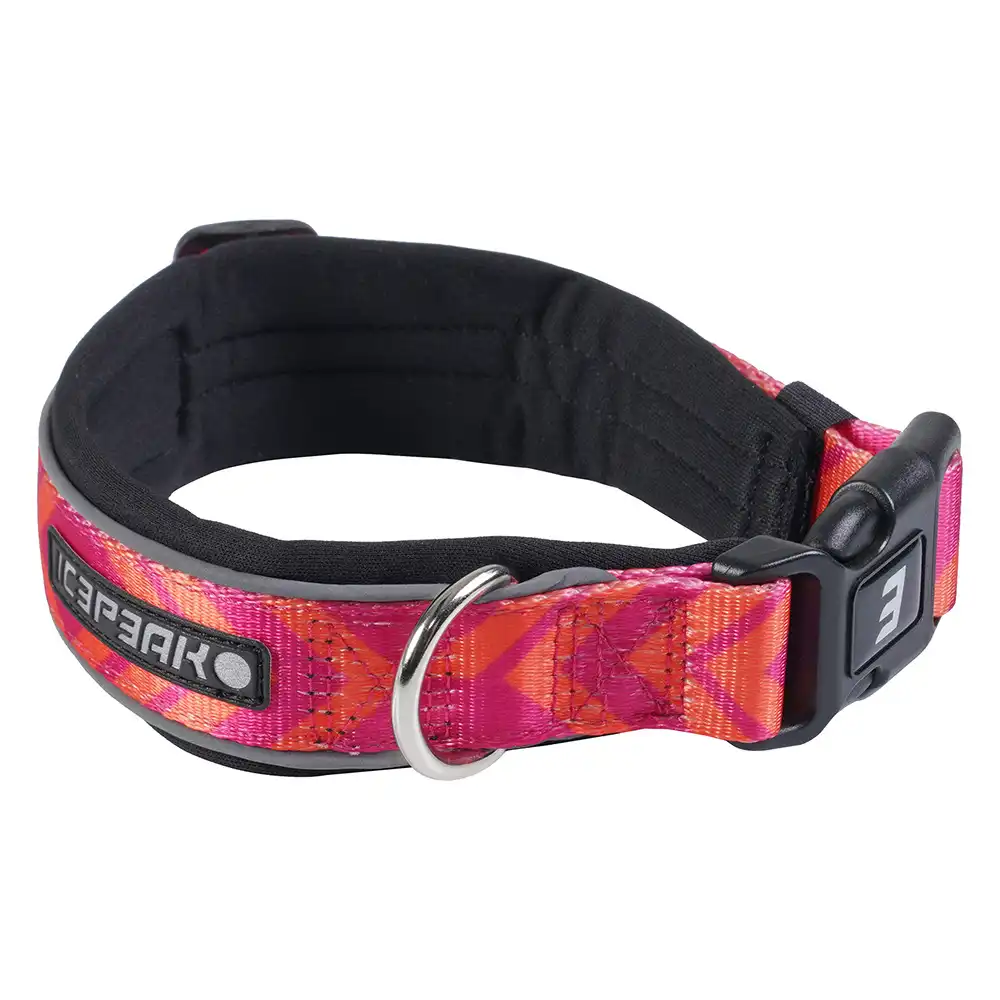 Collar Icepeak Pet®Live Soft arándano - Talla S: contorno de cuello de 30-40 cm, anchura de 20 mm