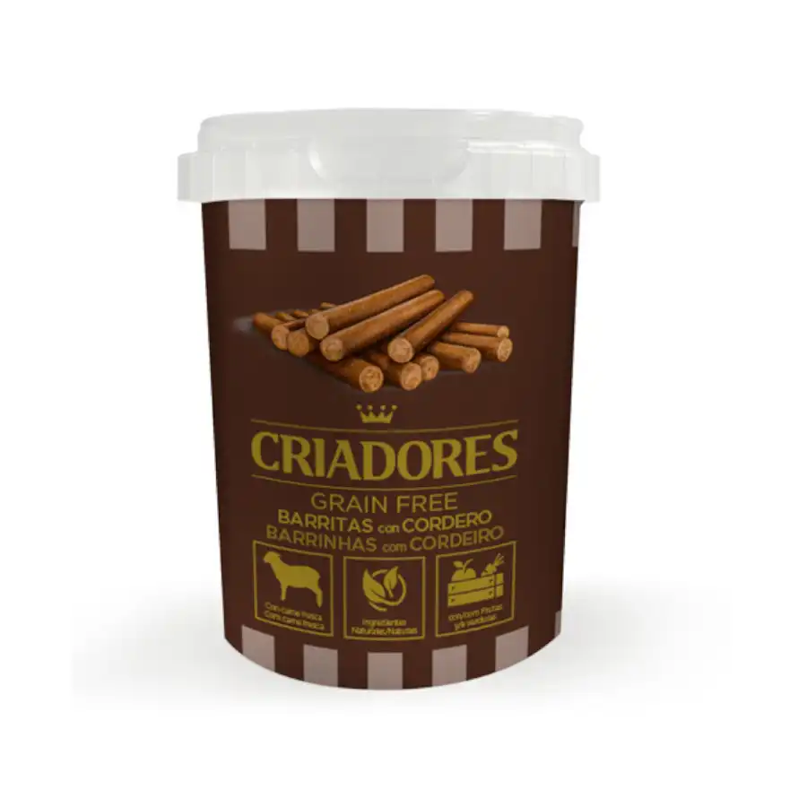 Criadores Barritas Grain Free Cordero para perros