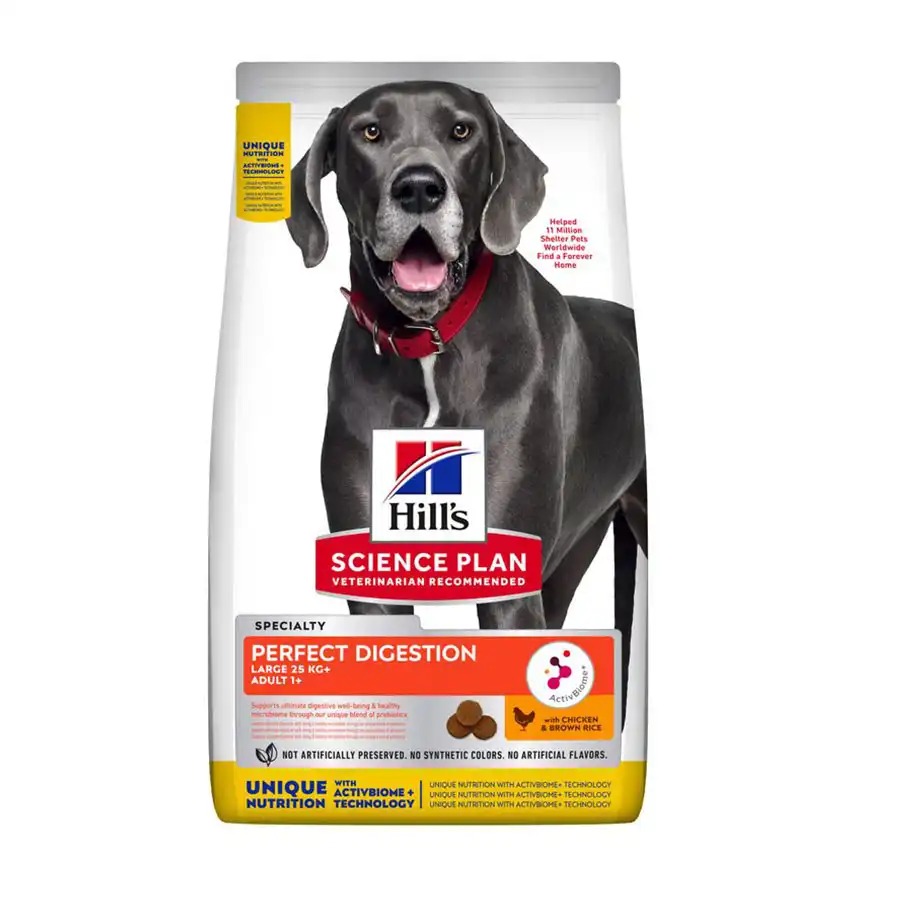 Hill’s Science Plan Perfect Digestion Adult large Pollo pienso para perros - Hills - Comparador de precios