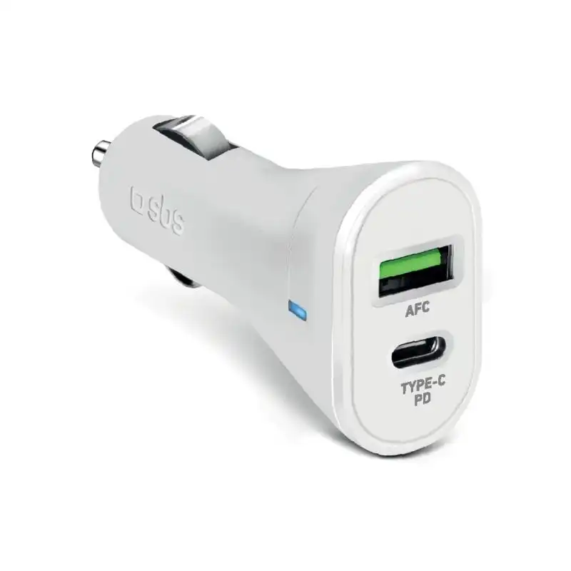 SBS TECRPD20W Cargador de Baterías de 20W para Coche