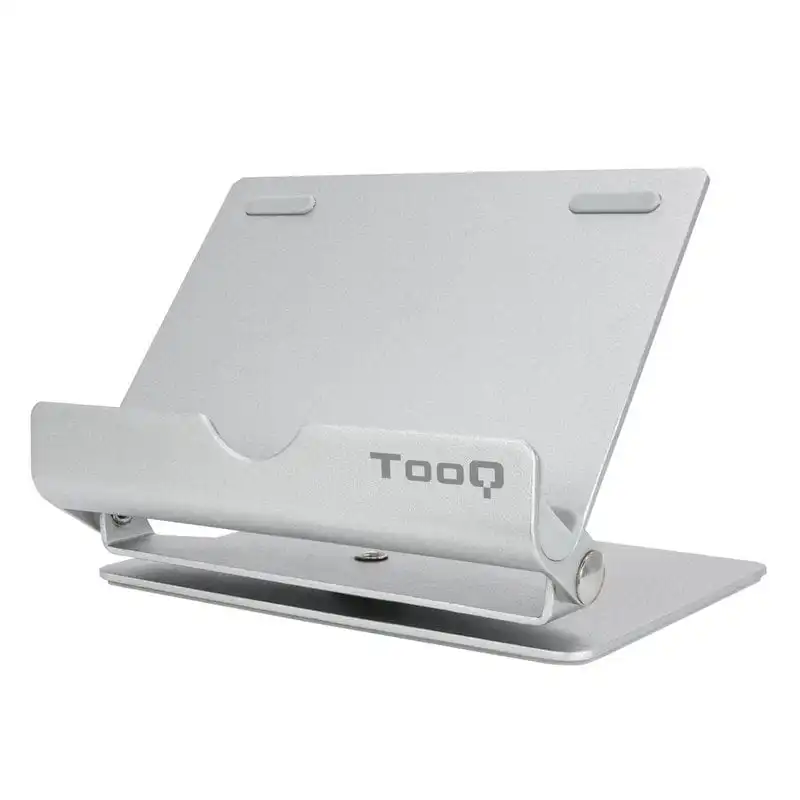 Tooq PH0002-S Soporte de Sobremesa plata para Smartphone/Tablet hasta 10"