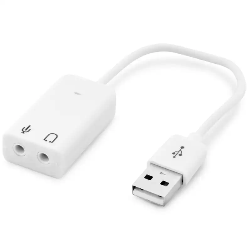 Unotec Adaptador USB a Micrófono y Auricular