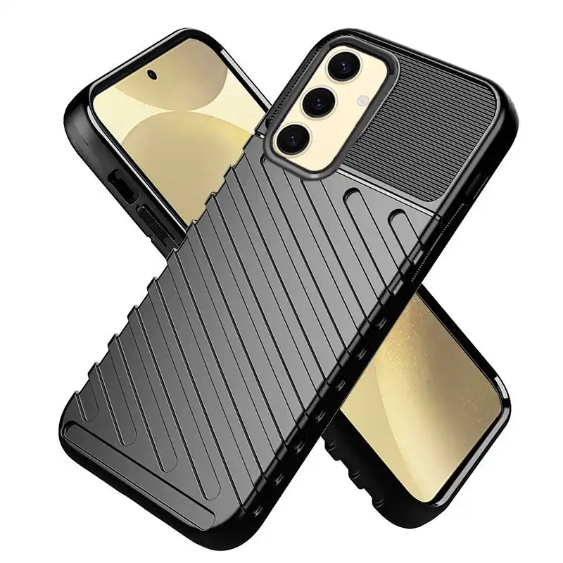 Cool Thunder Funda TPU Negra para Samsung Galaxy S24 Plus
