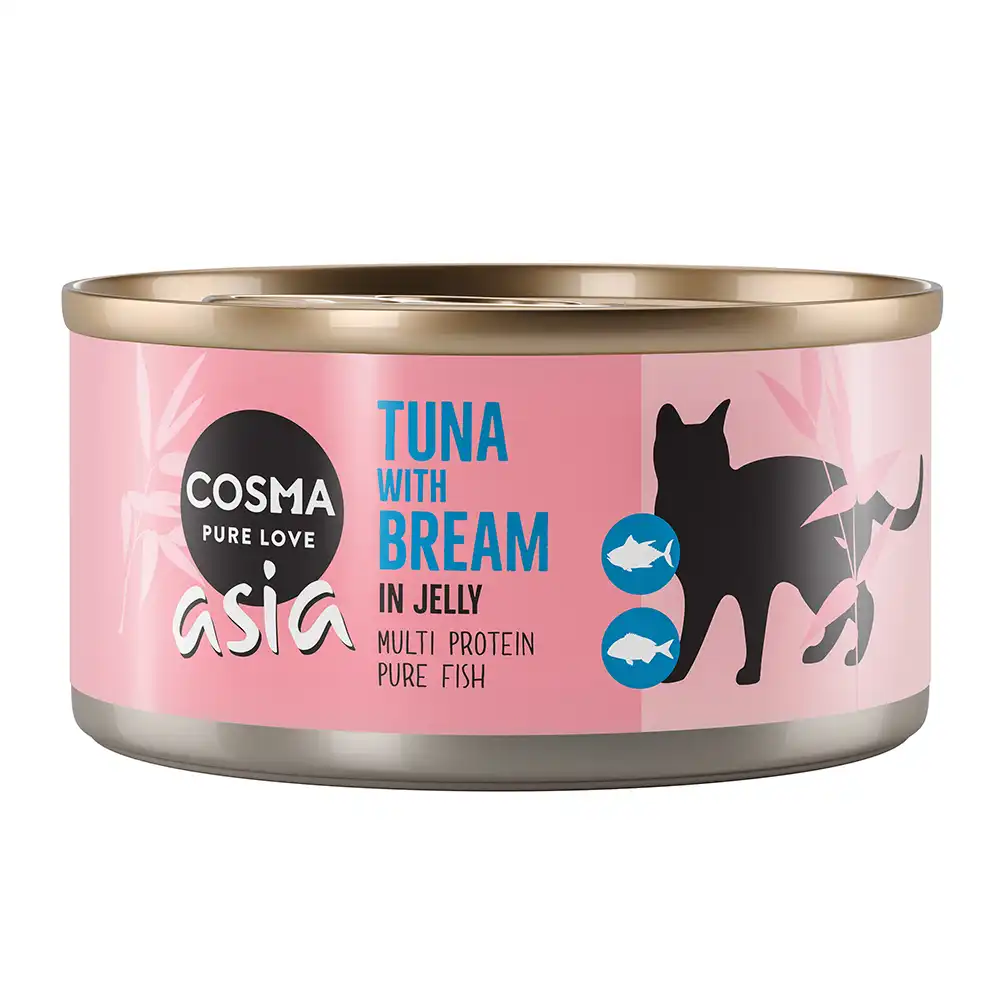 Cosma Asia en gelatina 6 x 170 g - Atún con besugo - Cosma - Comparador de precios