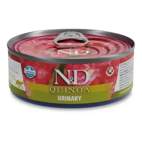 Farmina ND Quinoa Urinary Comida Húmeda para Gatos con Pato, 24x80gr - Farmina - Comparador de precios
