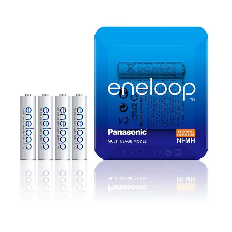 Panasonic Eneloop Pilas Recargables 750mAh AAA HR03 4 Unidades