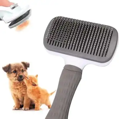 Pawffee Cepillo autolimpiante de acero y silicona perros gatos - Comfort - 1 pieza - Pawffee - Comparador de precios