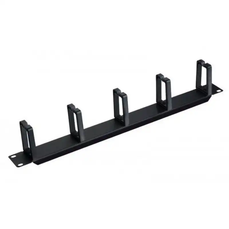 Phasak Organizador de Cables para Rack 19" 1U Negro