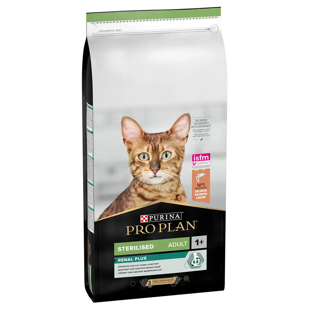 Pro Plan 10/14 kg pienso para gatos en oferta: hasta 2 kg ¡gratis! - Sterilised Adult rico en salmón (12 + 2 kg gratis)